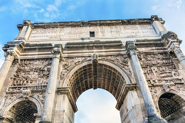 Fototapeta premium Septimius Severus Arch Roman Forum Rome Italy