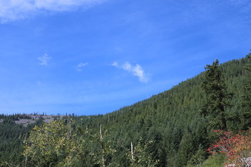 Mountain pass to the Puget Sound