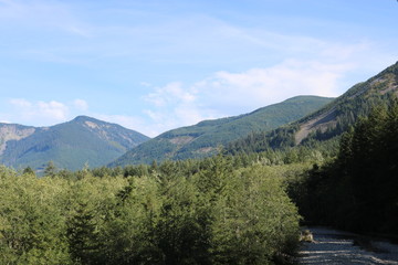 Fototapeta na wymiar Mountains in Washington State