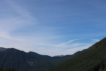 Blue sky with clouds