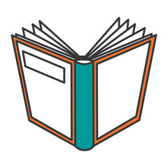 text books isolated icon vector illustration design
