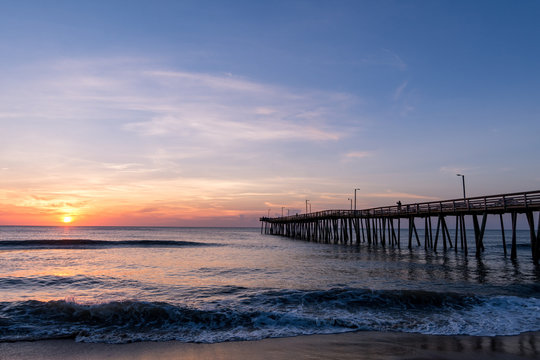 Fototapeta Sunrise Virginia Beach