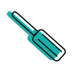 screwdriver icon over white background vector illustration