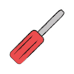 colorful  metal file over  white  background vector illustration