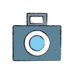 colorful camera over  white background vector illustration
