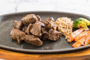 beef steak with vegetable