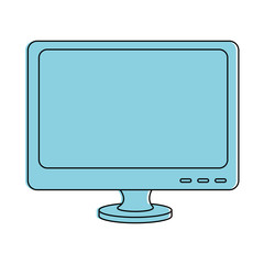 monitor computer isolated icon vector illustration design