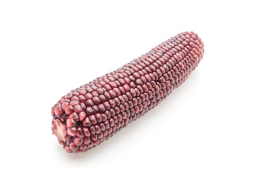 purple corn on white background
