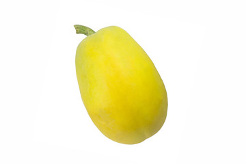 papaya isolated on white background