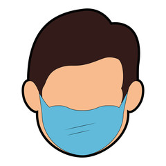 surgeon avatar character icon vector illustration design