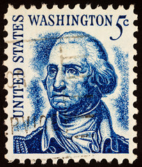 Portrait of George Washington (1732-1799), 1st American President