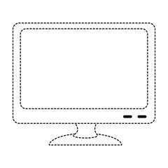 monitor computer isolated icon vector illustration design
