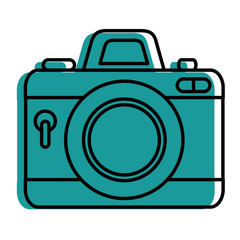 camera photographic isolated icon vector illustration design