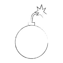 explosive boom isolated icon vector illustration design