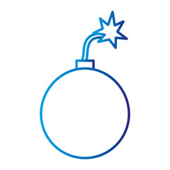 explosive boom isolated icon vector illustration design