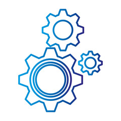 gears machinery isolated icon vector illustration design