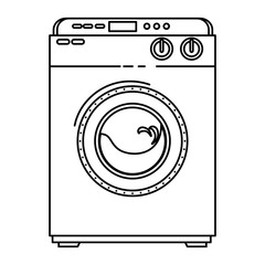 washer machine isolated icon vector illustration design