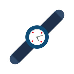 colorful  smartwatch  over white  background  vector illustration