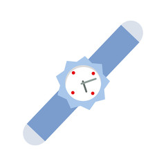 colorful  smartwatch  over white  background  vector illustration
