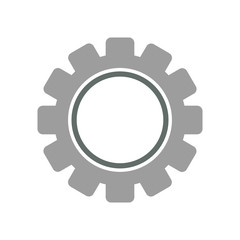 colorful  gear  over white background vector  illustration