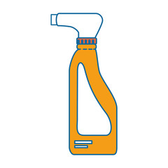 cleaner splash bottle laundry product vector illustration design