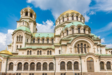 Fototapeta premium St. Alexander Nevsky Cathedral in Sofia, Bulgaria 