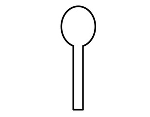 スプーン（線画）