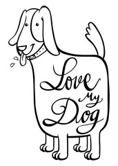 English phrase for love my dog