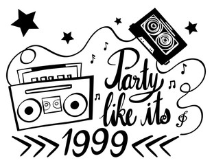 Expression for phrase party like its 1999