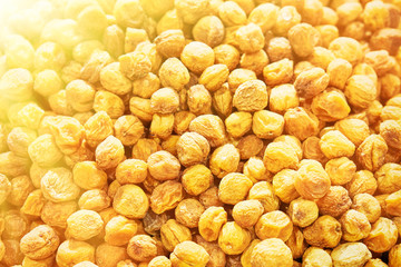 Background of the dried fruit in the store.
