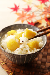 栗ごはん　Chestnut steamed rice