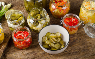 Fermented preserved vegetables