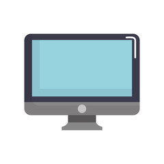 computer icon over white background vector illustration