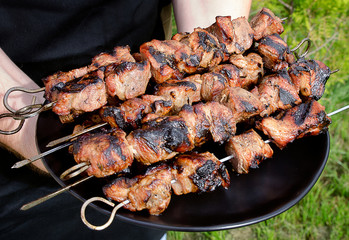 Grilled kebabs