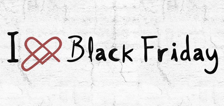 Black Friday love icon