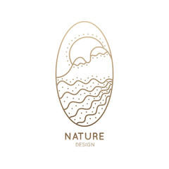 Logo oval nature