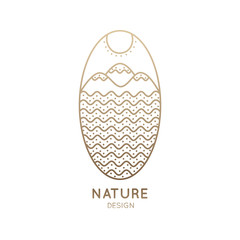 Logo oval nature