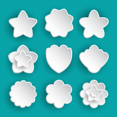 Flower icon set