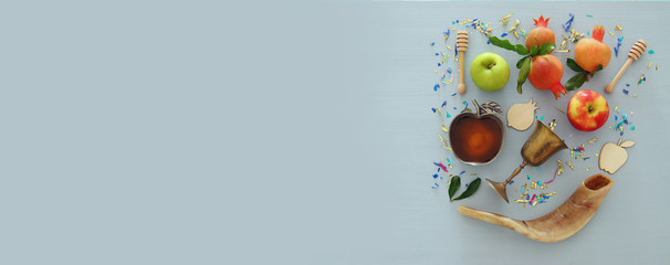 Rosh hashanah (jewish New Year holiday) concept