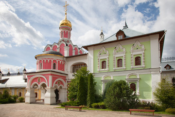 Fototapeta na wymiar The Church of the Annunciation of the Blessed Virgin in Pavlovskaya Sloboda