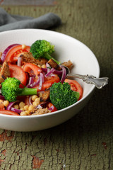 Salad in bowl