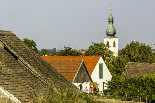 Weinviertel, R&ouml;schitz, Kellergasse, &Ouml;sterreich, NIeder&ouml;sterre