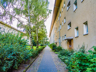 Grosssiedlung Siemensstadt of the Berlin Modernism Housing Estates in Berlin. The Berlin Modernism...
