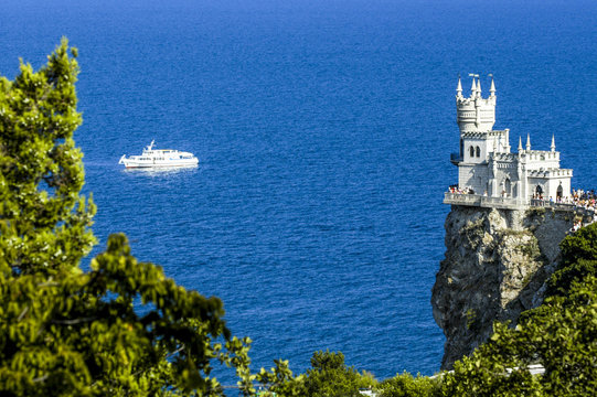 Krim, Burg Schwalbennest, Ukraine, Jalta Umgebung