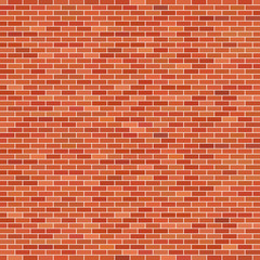 Brown brick wall background - Vector
