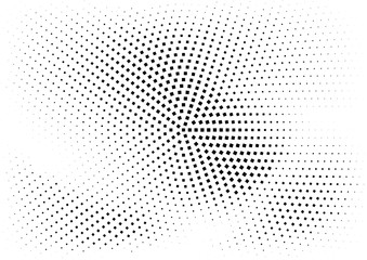 Halftone dotted pattern