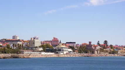 Naklejka na ściany i meble The coast of the Atlantic Ocean. Coast of the Lisbon Riviera.