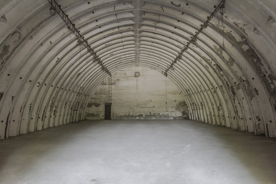 Abandoned hangar