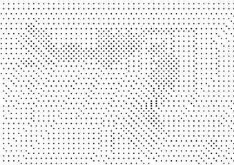 Abstract halftone dotted grunge pattern texture. Retro comic pop background. Vector modern grunge background for posters, sites, business cards, postcards, interior and cover design.