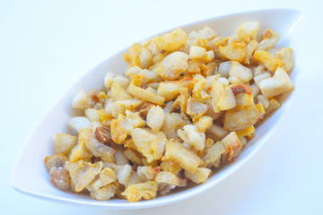 Homemade pork Crackling/ Pork crackling/ Various fried pork crackling
